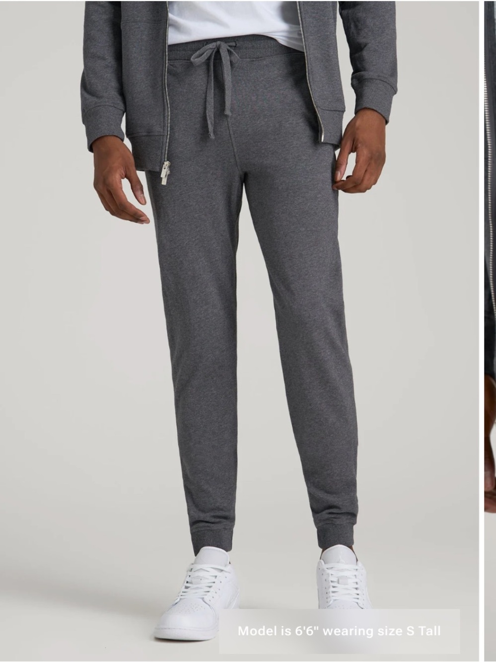 American Tall joggers Wearever 2.0 French Terry joggers for Tall men medium tall